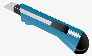 Light Blue Clipart Tool - Cutter Clipart #4888933