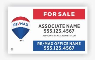 Re/max For Sale Sign - New Re Max Yard Signs #4889588