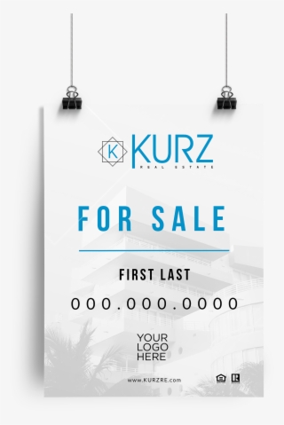 For Sale Sign - Full Kurz Logo Wall Calendar #4889904