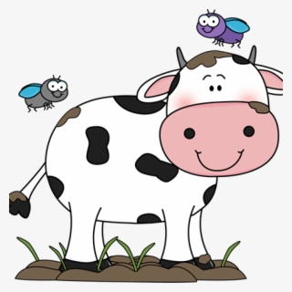 Cute Cow Clipart Cute Cow Clip Art Cow In The Mud With - Clipart Cow #4891106
