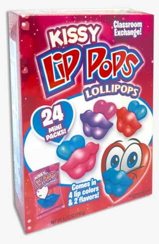24ct Mini Kissy Lip Pops - Lips #4891112
