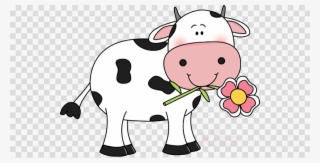 Cute Cow Clipart Cattle Clip Art - Cute Cow Cartoon Png #4891443
