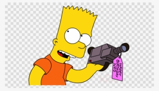 Bart Simpson Clipart Bart Simpson Homer Simpson Lisa - Camera Photo Logo Png #4891943