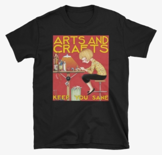 "arts & Crafts" Unisex T-shirt - Mary Engelbreits Color Me Coloring Book By Mary Engelbreit #4893588