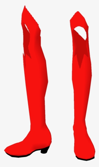 Supergirl Alpha Low Heels - Knee-high Boot #4894322