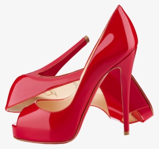 Simpsons Transparent High Heel - Red Peep Toe Louboutins #4894458