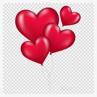 Download Heart Balloons Png Clipart Heart Clip Art - Birthday Heart Balloon Png #4895346