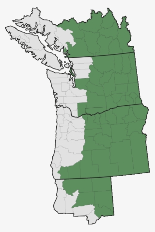 More Information - - Pacific Northwest Map Black - Free Transparent PNG ...