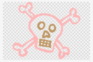 Download Pink Skull And Crossbones Png Clipart Skull - Peligro Animadas #4896557