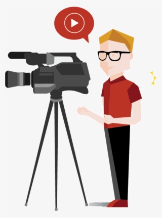 Quick Marketing Group Gets People Talking About Your - Videografer Vector #4897546