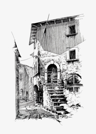 Banner Transparent Library Arch Drawing Pen - Sketch #4898334