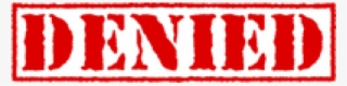 Denied Stamp Png Transparent Images - Complete Stamp No Background #4898957