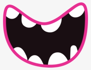 Lips Black And White Cartoon Mouth Clipart Free Download - Monster Mouth Clipart #490969