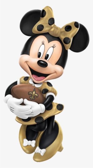 Minnie New Orleans Saints Fan - Mouse New Orleans Saints #491026