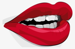 Curve Lips Clipart - Mouth Clip Art #491684