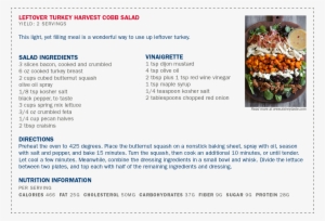 Leftover Turkey Harvest Cobb Salad Final - Blockquote Design #491732