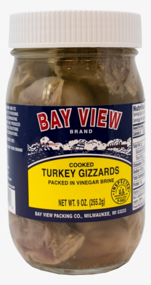 Bay View Pickled Turkey Gizzards - Bay View Herring Party Bites, In Wine Sauce - 12 Oz #491991
