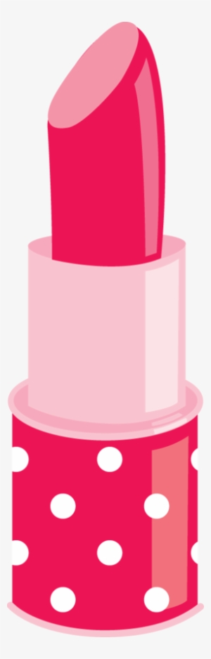 Lipstick Clipart Pink Lipstick - Desenho De Batom Rosa #492114