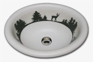 H 84 500 Pine Top Wbuck - Bathroom Sink #492638