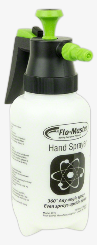 Pressurized Spray Bottle - Rl Flo-master Hand Held Sprayer, 2.5 Pint, White, Lawn #492757
