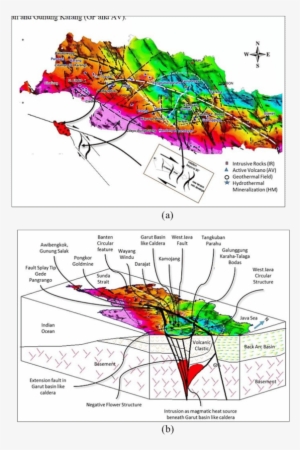 Overlay Map Of Volcanic Product And Geologic Structure - Geology #493196