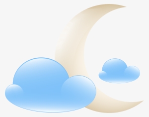 Free Png Moon With Clouds Weather Icon Png Images Transparent - Clip Art #493248