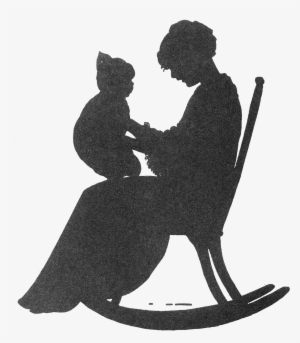 Rockin' Grannies And Grampas - Grandma And Granddaughter Silhouette #493556
