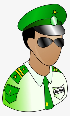 Soldier, Officer, Major, Green, Army, Sunglasses - Police Man #493703