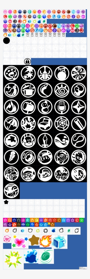 Click For Full Sized Image Power Icons - Kirby Star Allies #494539