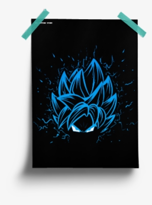 Place This Dragon Ball Z Goku Super Saiyan Blue Poster - Ruckus Advertising & Events #495788