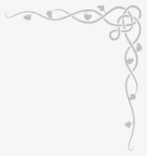 Celtic Clipart Vine - Silver Decorative Border Png #495926