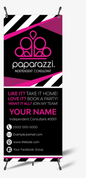 Paparazzi Vertical Banner With X-banner Stand - Flyer #496097