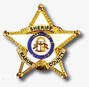 Rabun County Sheriff's Badge Star - Rabun County Ga Sheriff #496099