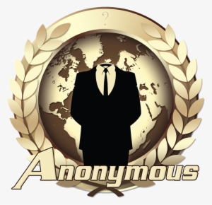 I Love You Anonymous - Anonymous Logo Gold #496263