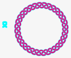 Oval Clipart Celtic - Pink Celtic Knot #496312
