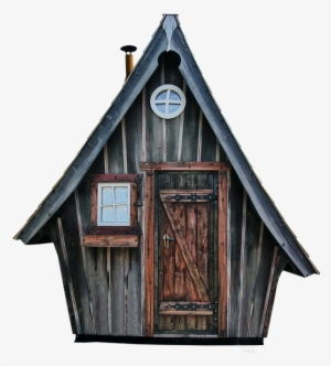 Woodhouse, Hut, Witch's House, Isolated, Log Cabin - Log Cabin #496340