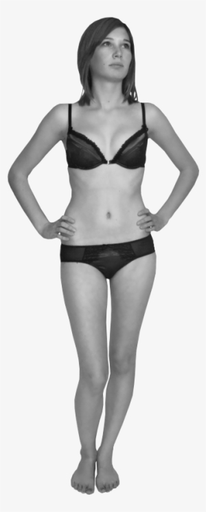 Girl In Bra And Panties - Woman In Underwear Png #496395