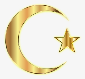 Star And Crescent Moon Computer Icons - Gold Crescent Moon #496526