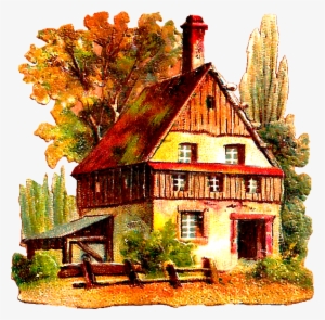 Freeuse Stock Antique Images Free Clip Art Graphics - Antique House Clipart #496551