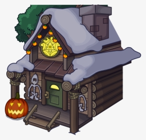 Ski Lodge Png Transparent Ski Lodge - Club Penguin Building Png #496628