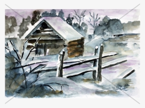 Postcard Ossenberg - Log Cabin #496894