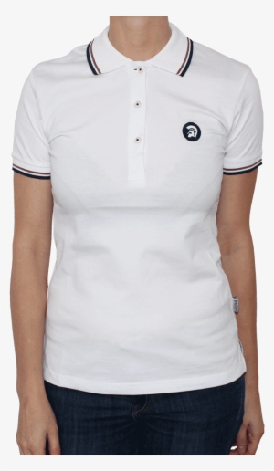 Trojan "logo" Girl Polo - White Polo Shirt Png For Girl #497050