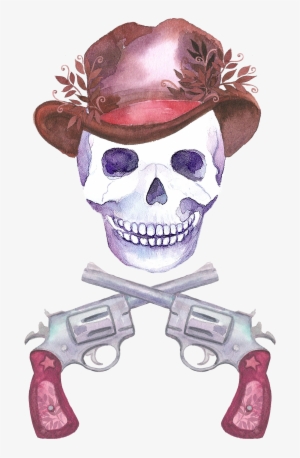 Clipart Skull Watercolor - Png 骷髏 頭 #497393 Clipart Skull Watercolor - Png 骷髏 頭 #497393