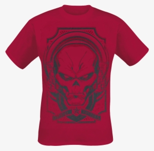 Captain America - Red Skull - Furious Face - T-shirt - T-shirt #497934
