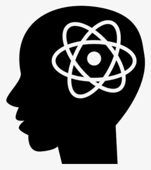 Atom Symbol In Man Head Free Vector Icon Designed By - Icon #497957