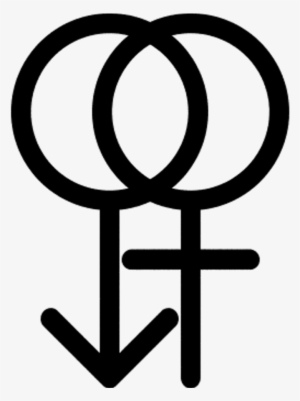 Gender-symbol Transgender M2f Lesbian - Lesbian Symbol Transparent Background #498228