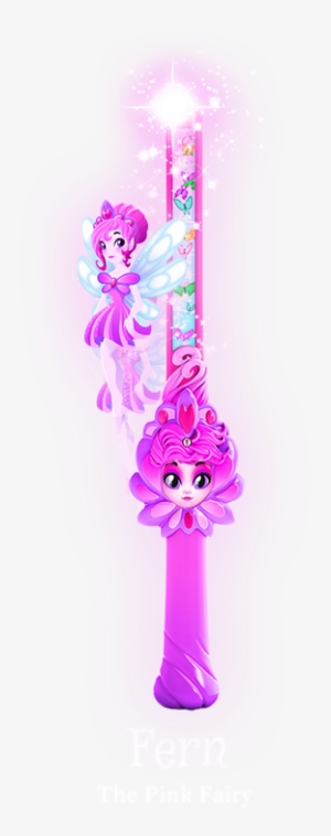 Fern Wand - Dragons Fairies And Wizards Fairy Fern Pink #498248