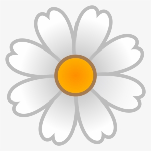 Open - White Flower Emoji Png #498344