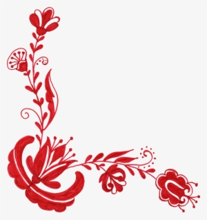 Png File Size - Floral Corner Designs Png #498931