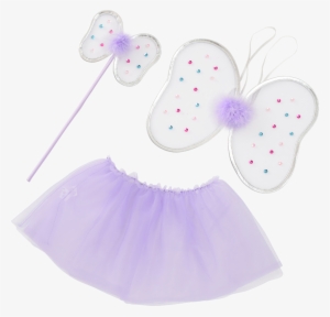 Msb Fairy Set, Purple, Wand/wings/tutu, Purple, Large #498995